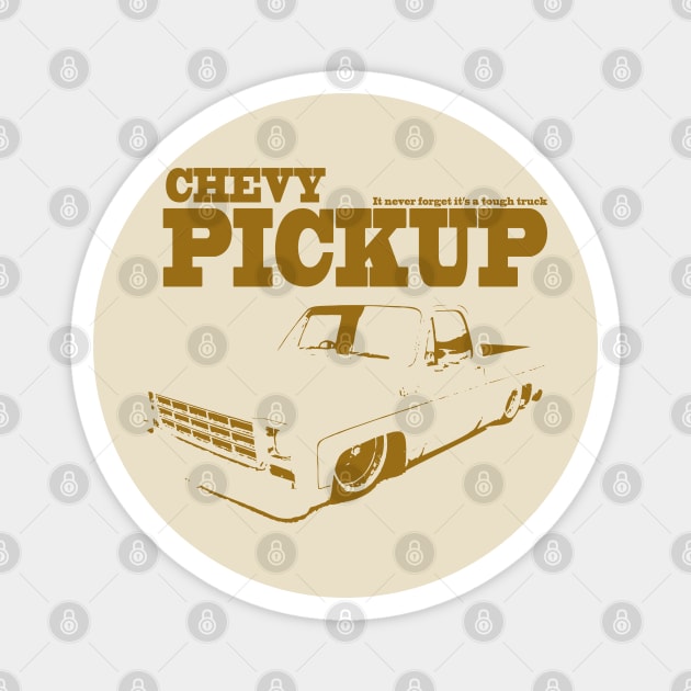 chevy pickup Magnet by small alley co